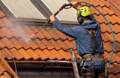 Démoussage et hydrofuge de toiture à Gerbamont
